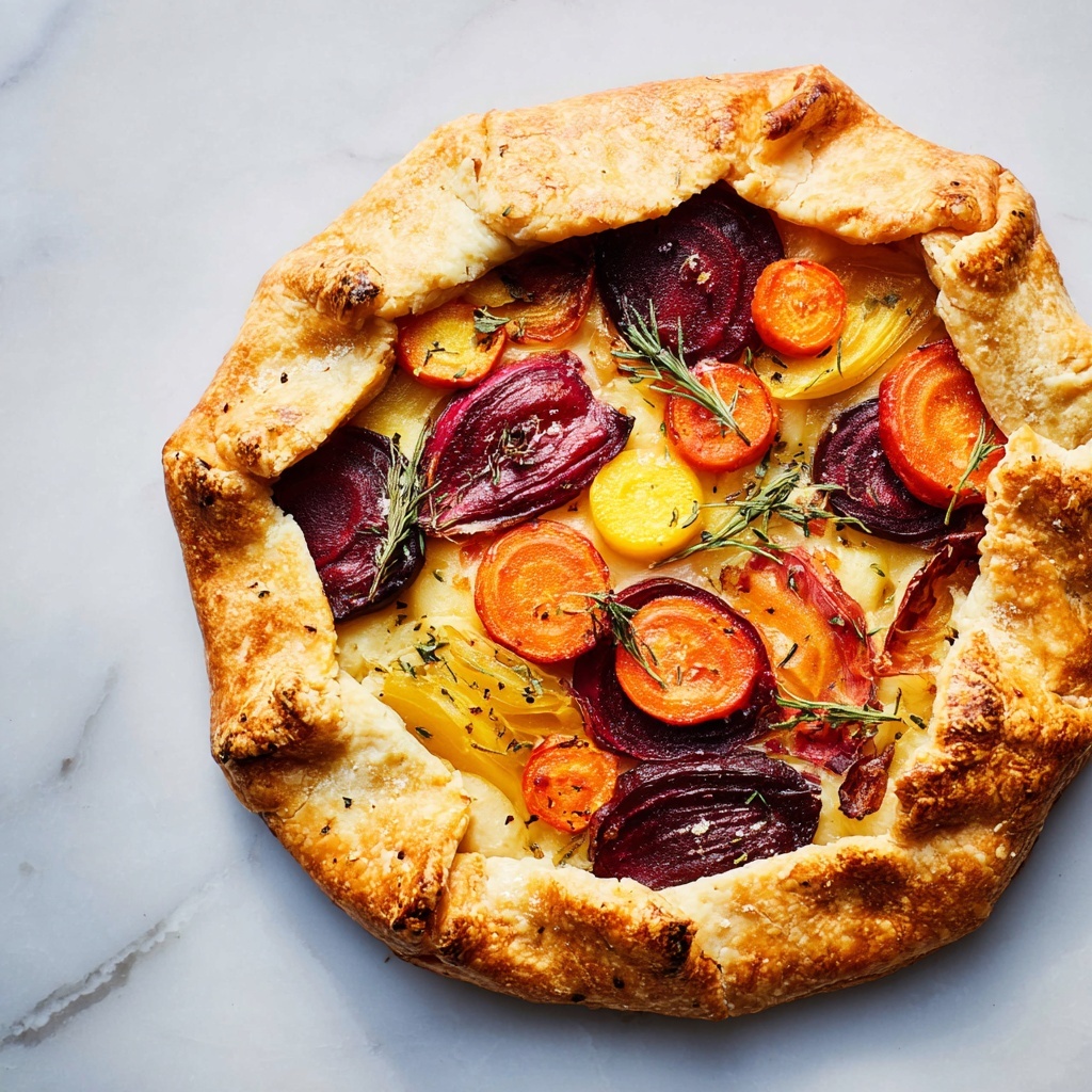 Beet and Carrot Galette Recipe - Recipe Image