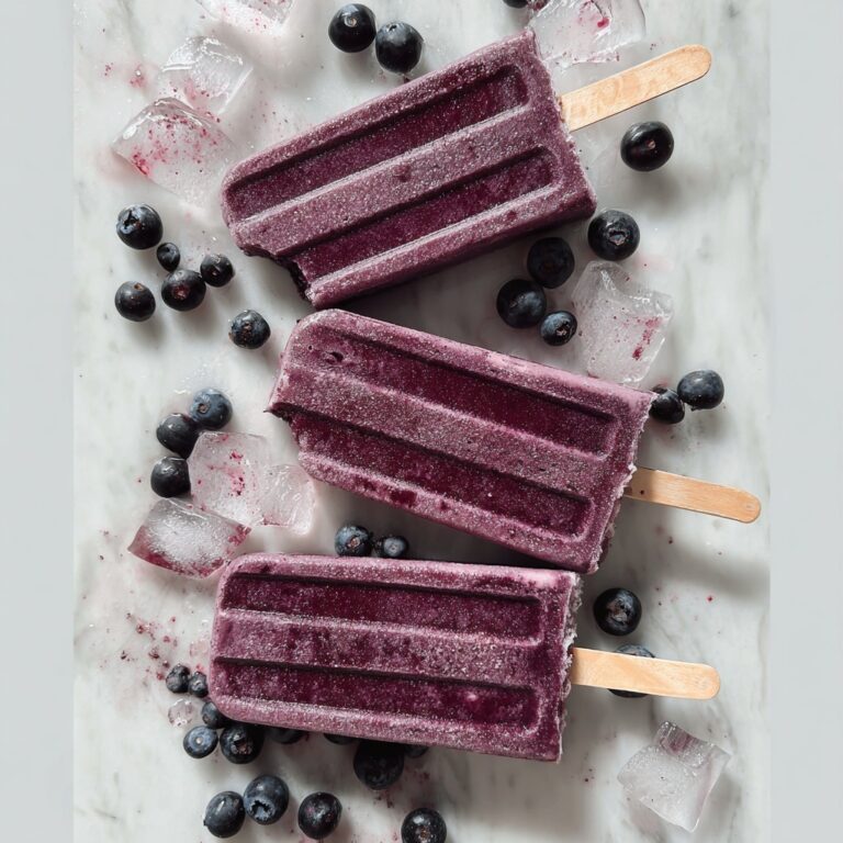 Blueberry Basil Coconut Milk Popsicles Recipe