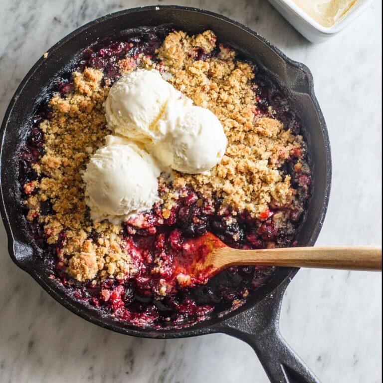 Cherry Strawberry Crisp Recipe