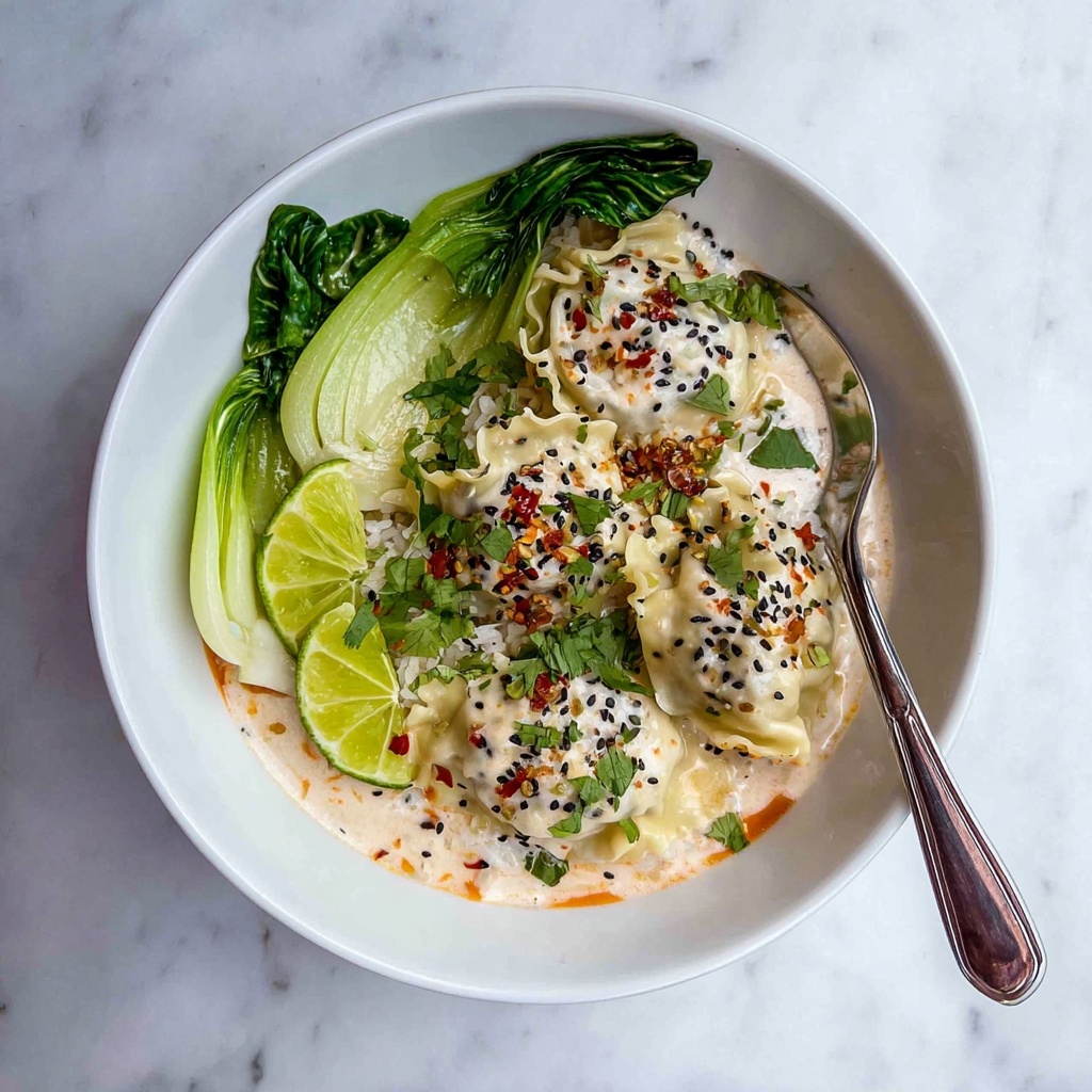 Coconut Curry Dumpling Soup Recipe - Recipe Image