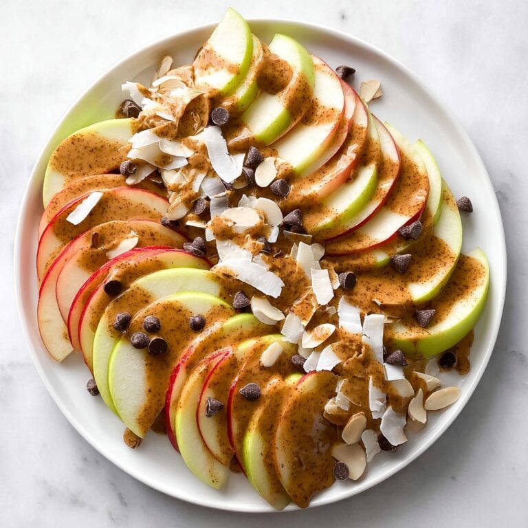 Apple Nachos with Maple, Almond Butter, and Chocolate Chips Recipe