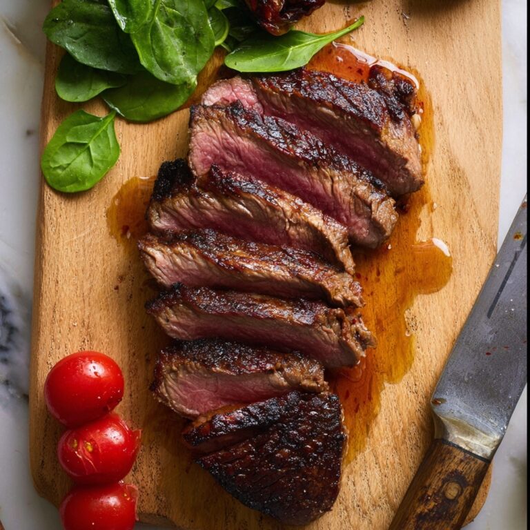 Cast Iron Ribeye Steak with Garlic and Thyme Recipe