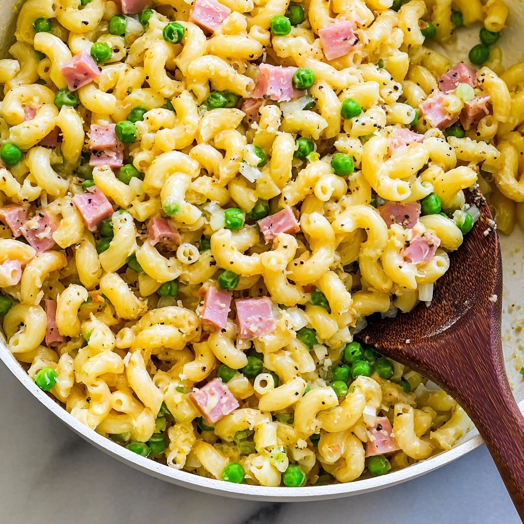 Ham and Pea Pasta Recipe - Recipe Image