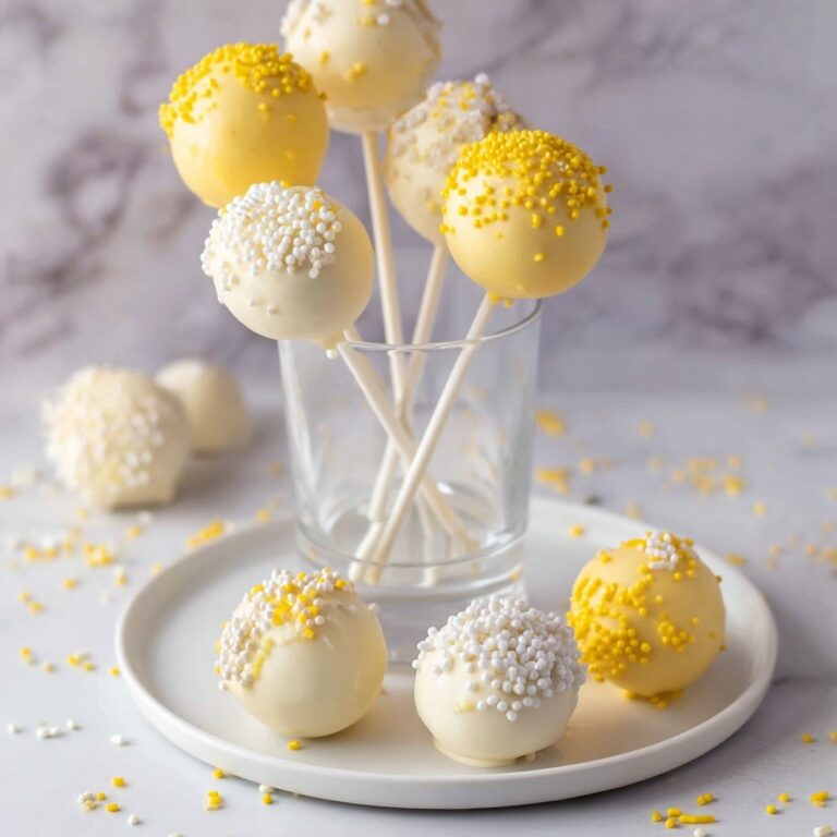 Lemon Cake Pop Recipe