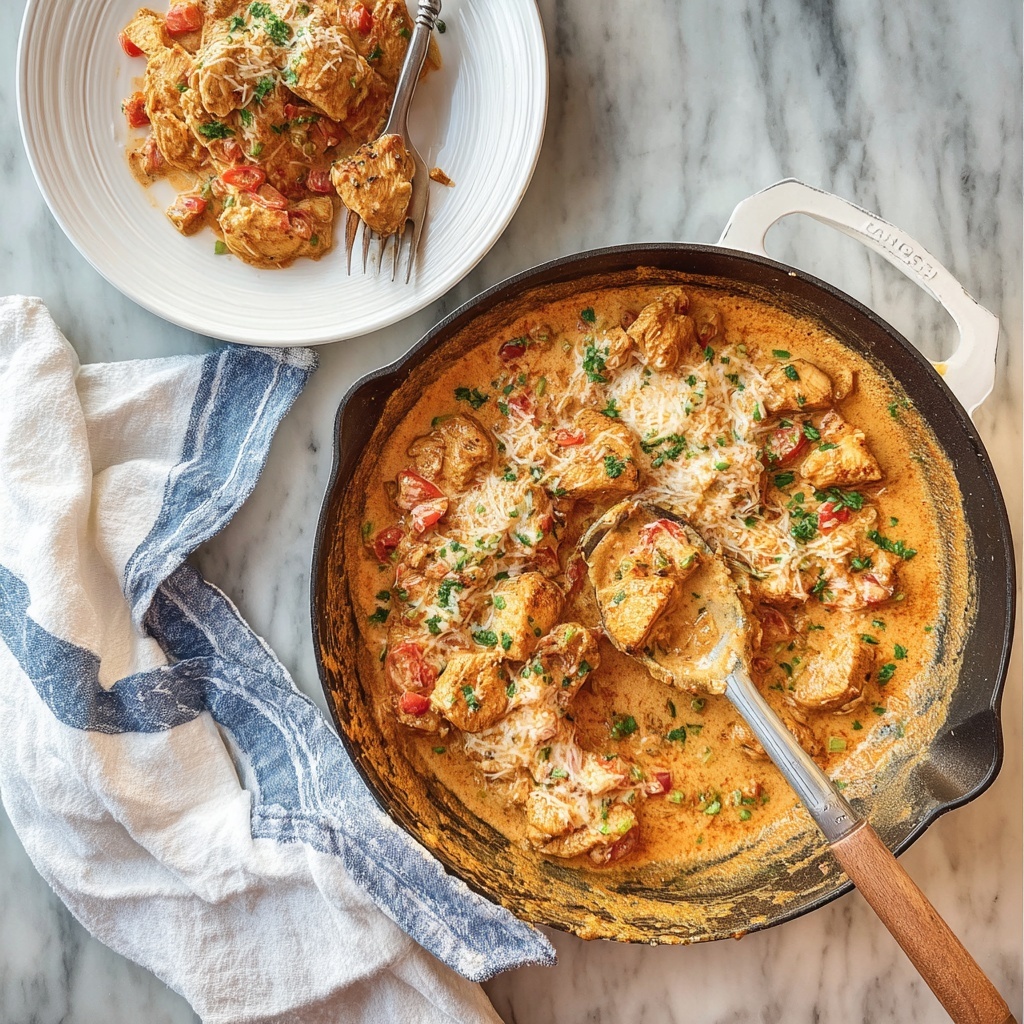 Skillet Chicken Con Queso Recipe - Recipe Image