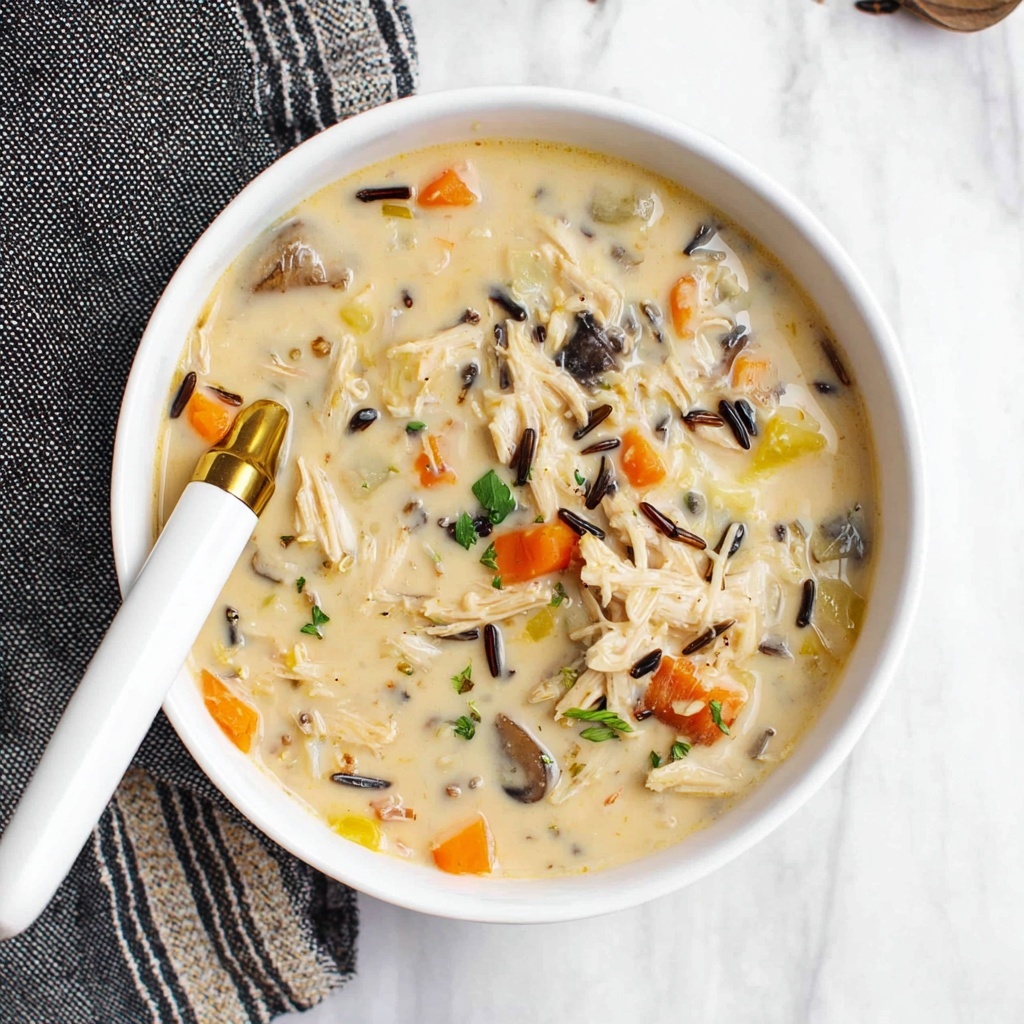 Crockpot Chicken Wild Rice Soup Recipe - Recipe Image