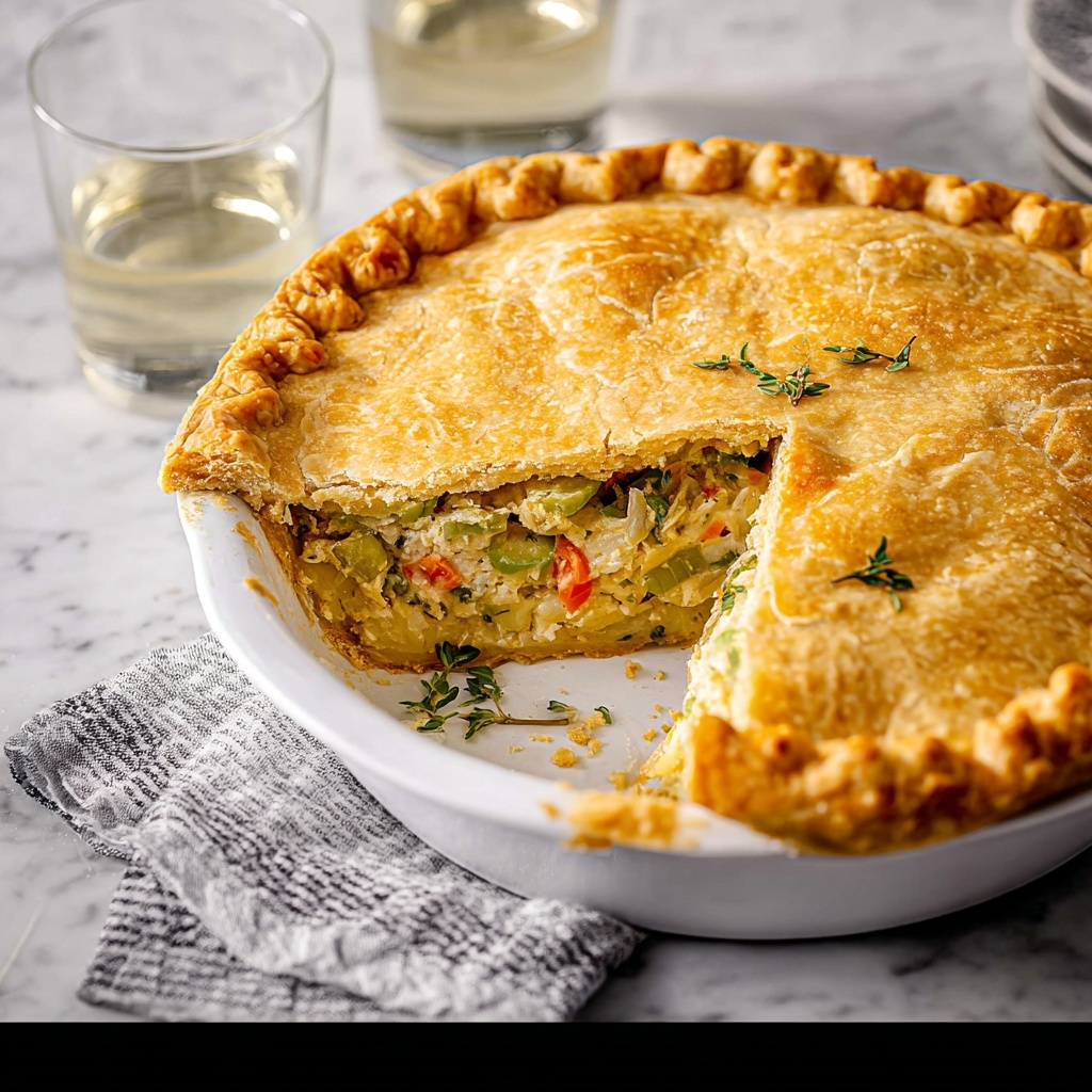 Creamy Chicken Pot Pie Recipe - Recipe Image