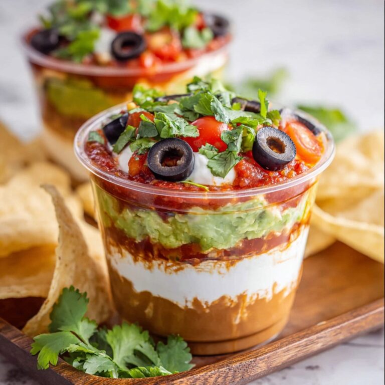 7 Layer Dip Cups Recipe