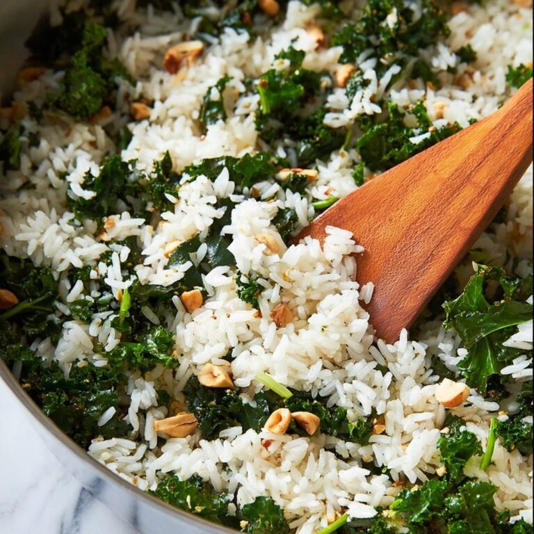 Garlic Butter Rice with Kale Recipe