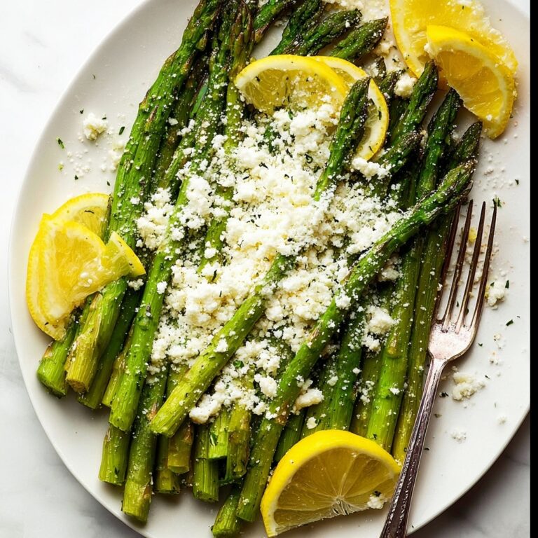 Roasted Asparagus with Lemon and Parmesan Recipe