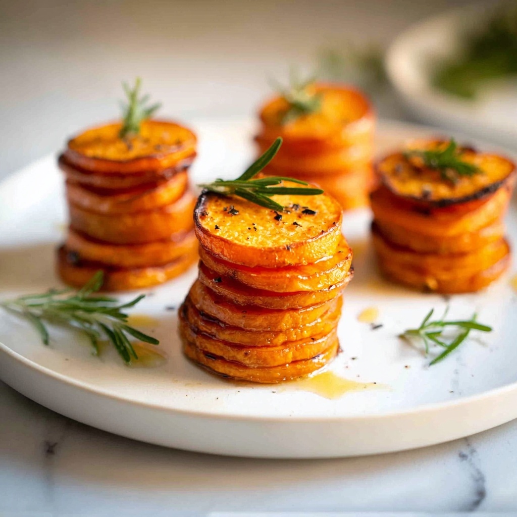 Roasted Sweet Potato Stacks Recipe - Recipe Image