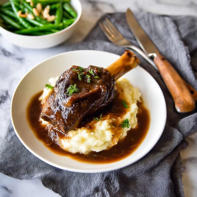 Port Braised Lamb Shanks Recipe