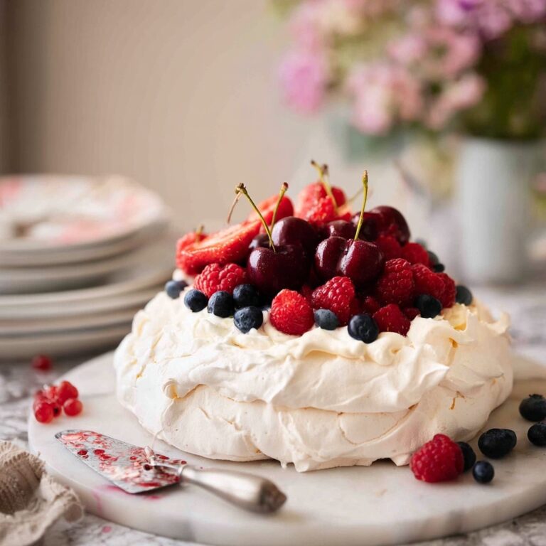 Classic Pavlova with Fresh Berries Recipe
