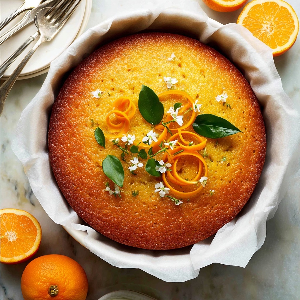Whole Orange Cake (Flourless) Recipe - Recipe Image