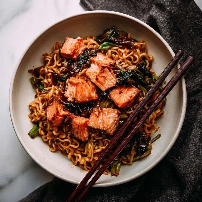 Teriyaki Salmon Noodles Recipe