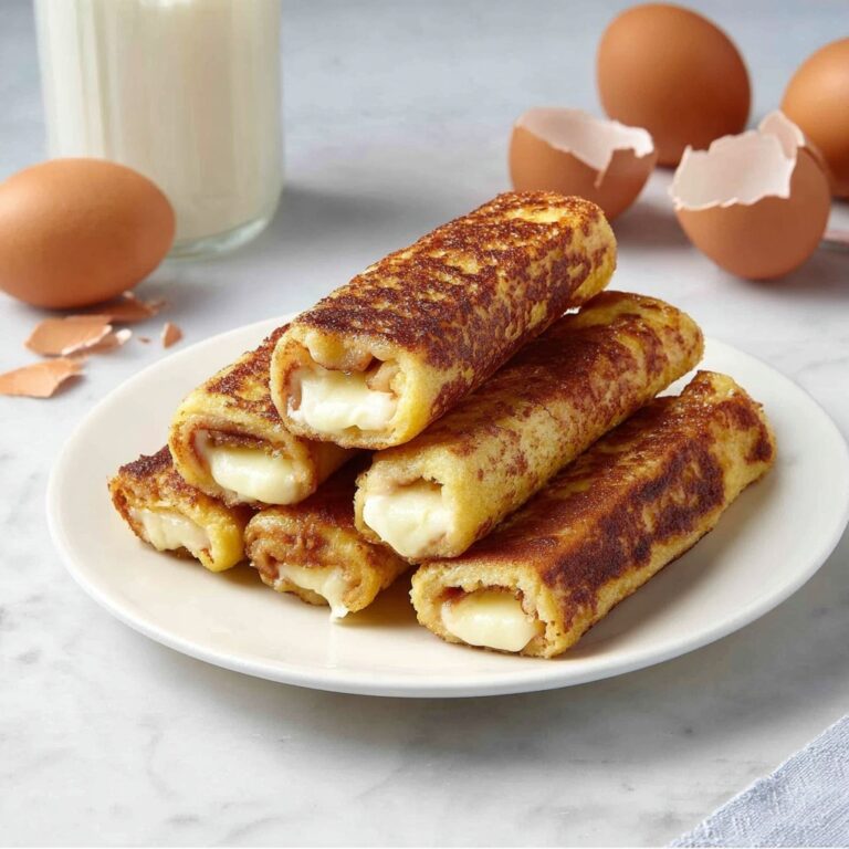 Ham and Cheese French Toast Roll Ups Recipe