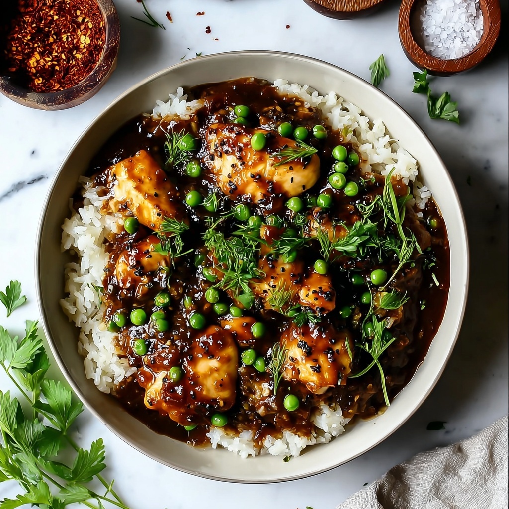 Sticky Chicken Rice Bowls Recipe - Recipe Image