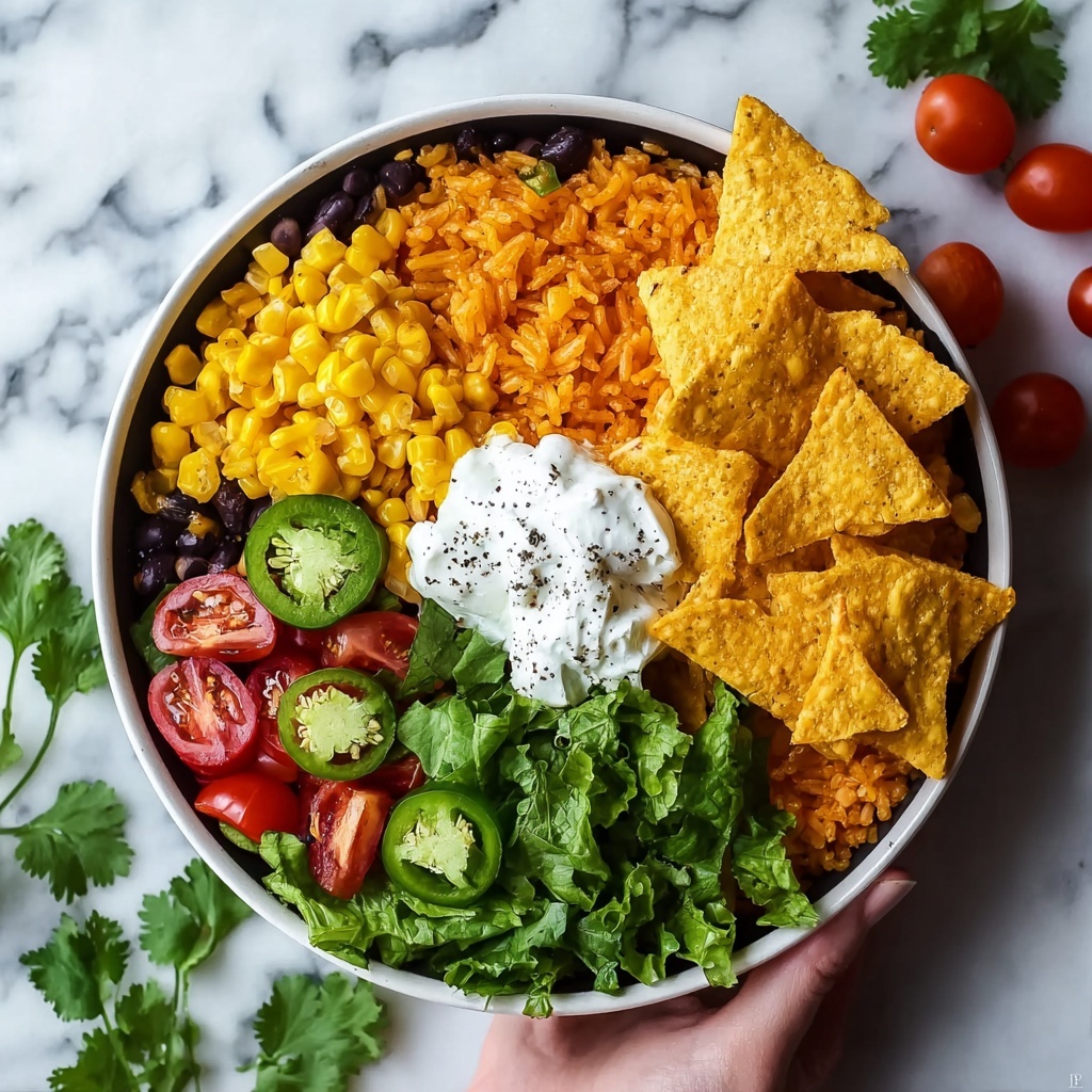 Taco Rice Bowl with Doritos Recipe - Recipe Image