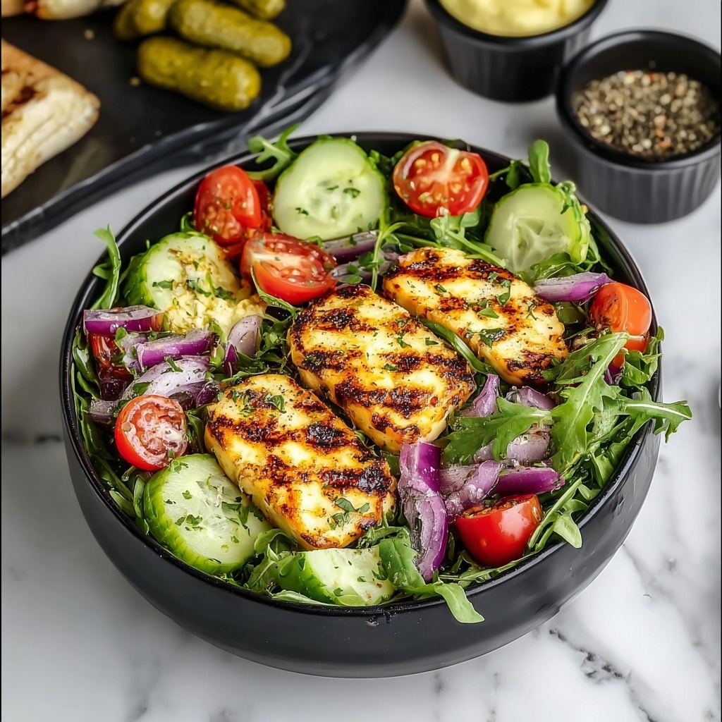 Grilled Halloumi Salad Recipe - Recipe Image