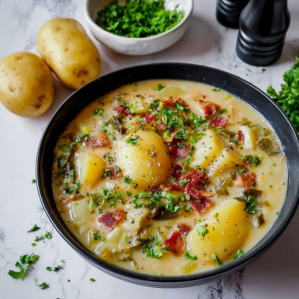 Irish Bacon, Cabbage, and Potato Soup Recipe - Recipe Image