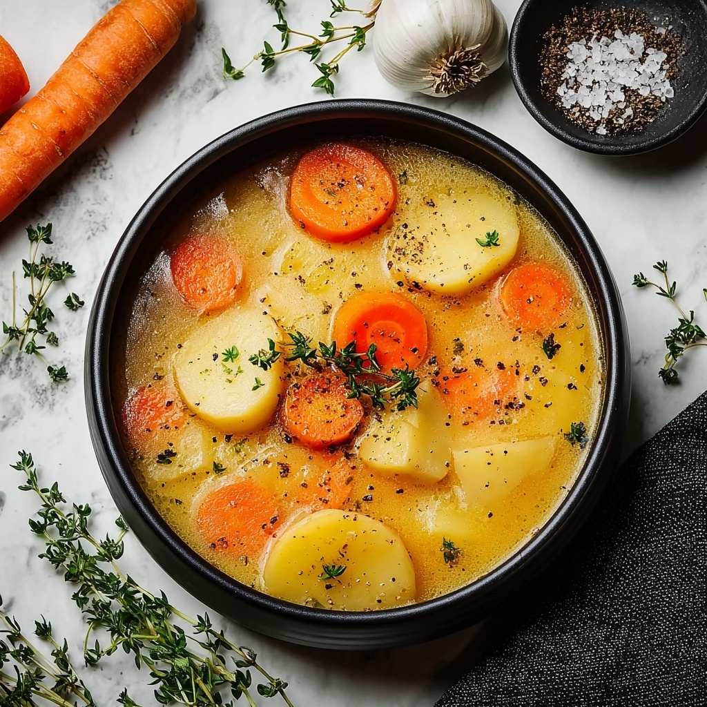 Vegan Carrot Potato Soup Recipe - Recipe Image
