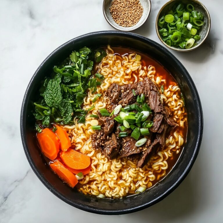 Slow Cooker Beef Ramen Noodles Recipe