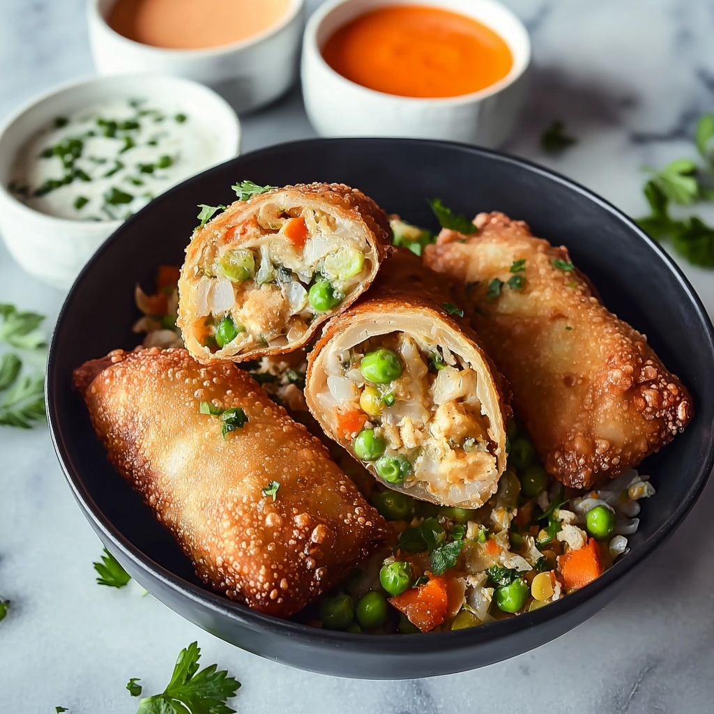 Chicken Egg Rolls Recipe - Recipe Image