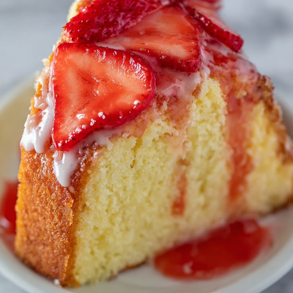 Cream Cheese Pound Cake with Vanilla Glaze Recipe - Recipe Image