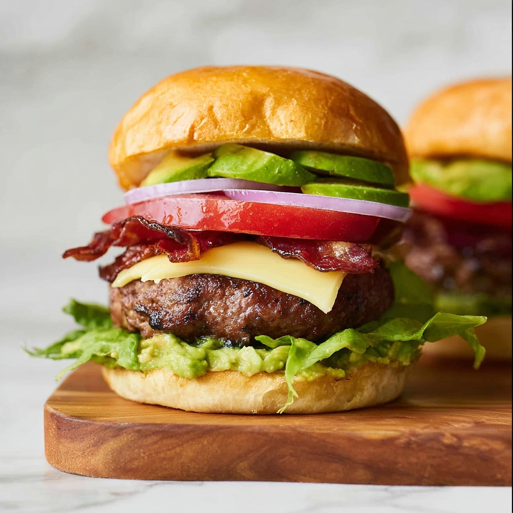 Avocado Burger Recipe - Recipe Image