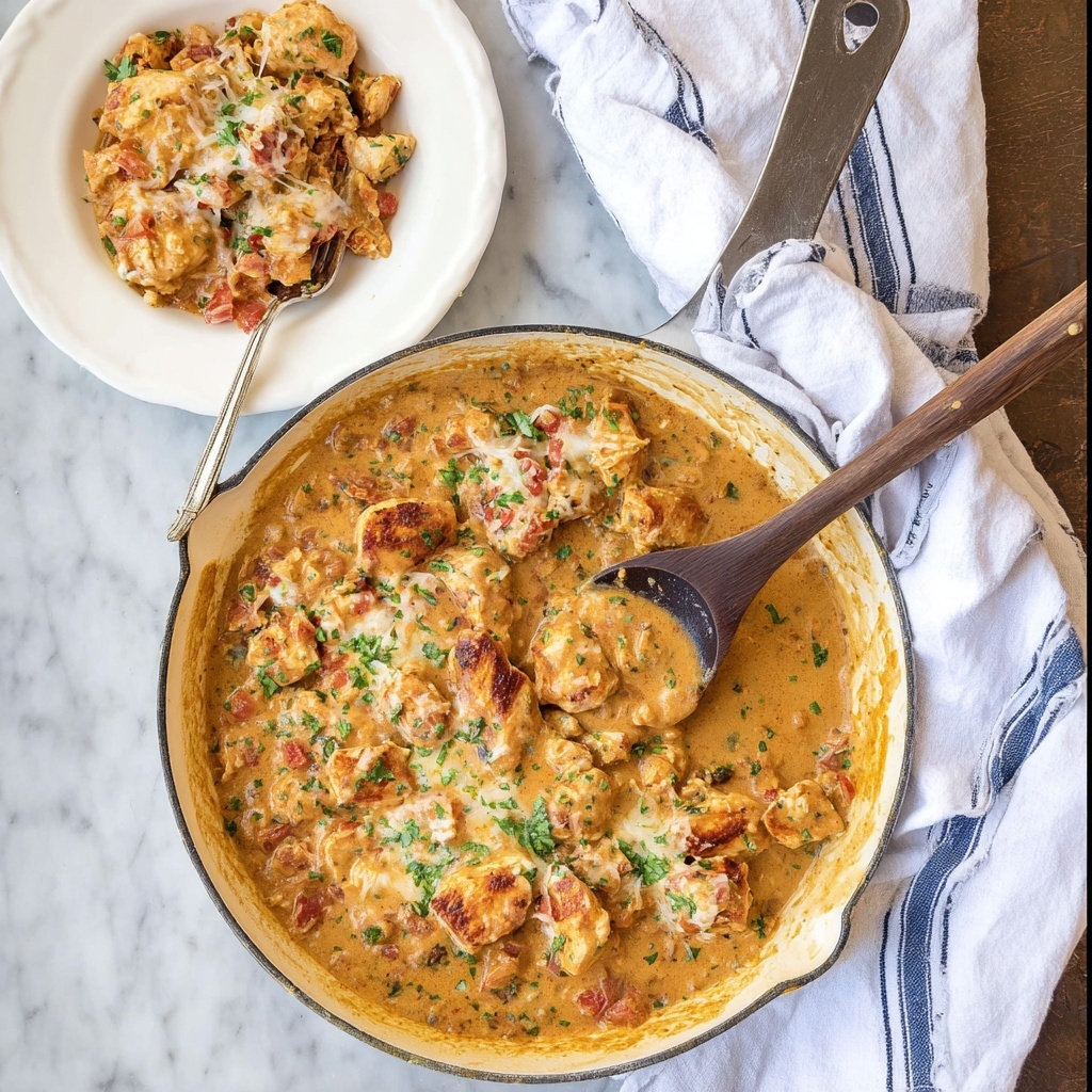 Skillet Chicken Con Queso Recipe - Recipe Image