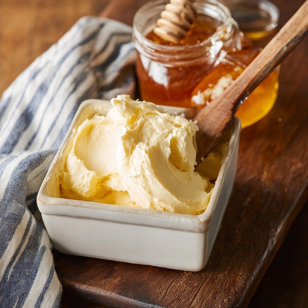 Homemade Honey Butter with Maple Syrup Recipe - Recipe Image