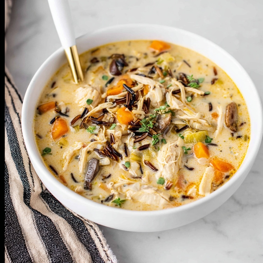 Crockpot Chicken Wild Rice Soup Recipe - Recipe Image