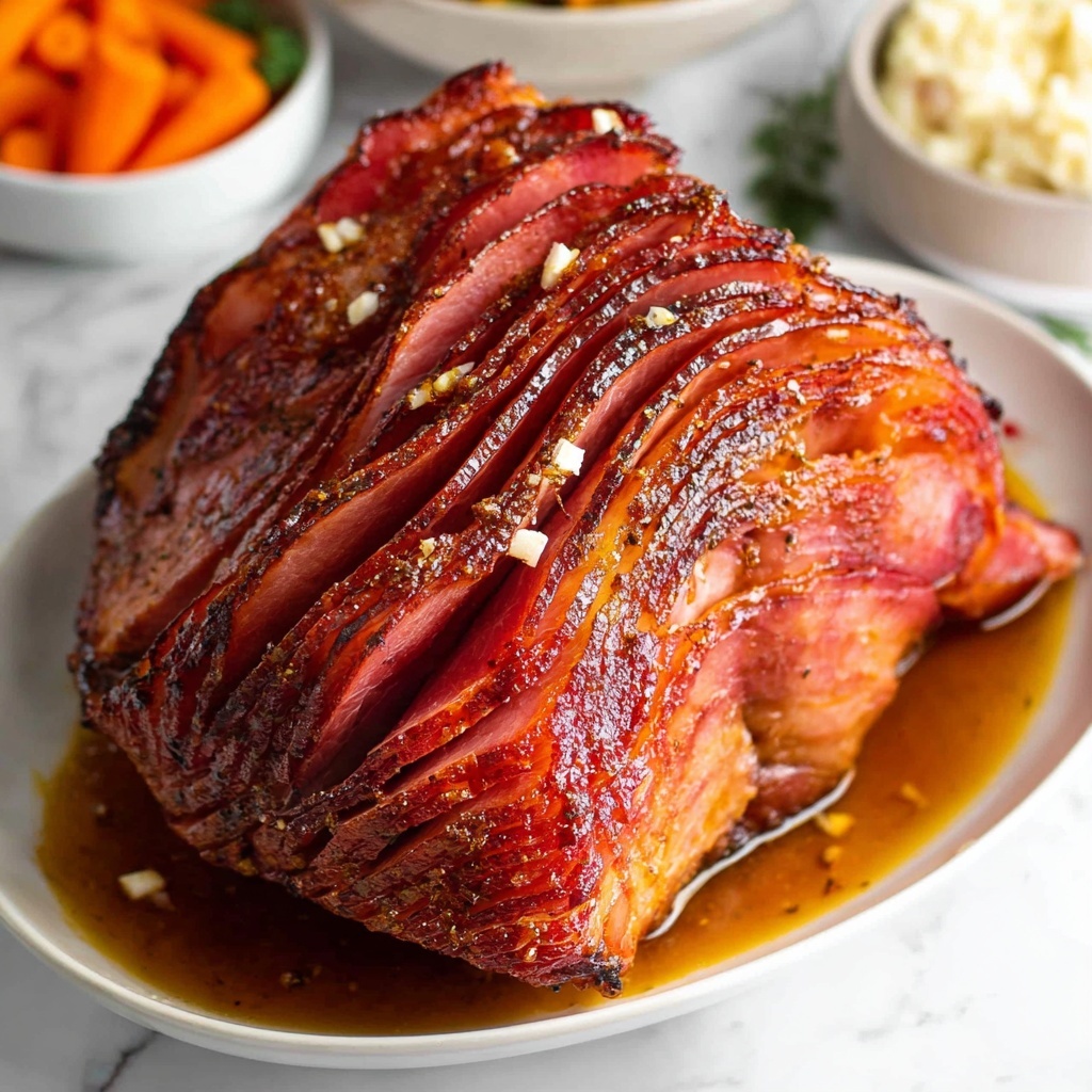 Smoked Honey Glazed Spiral Ham Recipe - Recipe Image