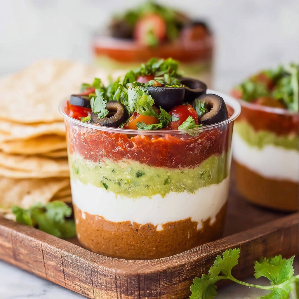 7 Layer Dip Cups Recipe - Recipe Image