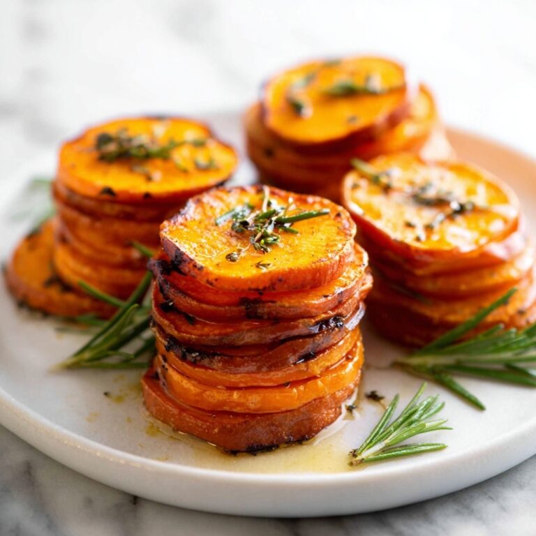 Roasted Sweet Potato Stacks Recipe