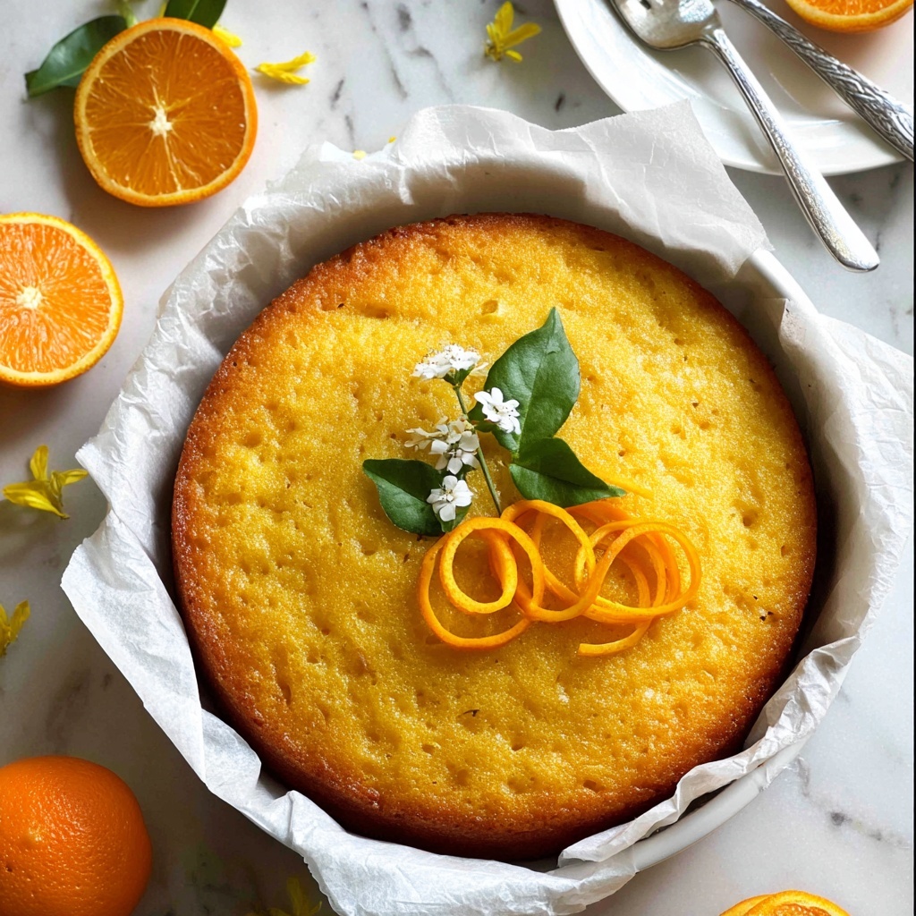 Whole Orange Cake (Flourless) Recipe - Recipe Image