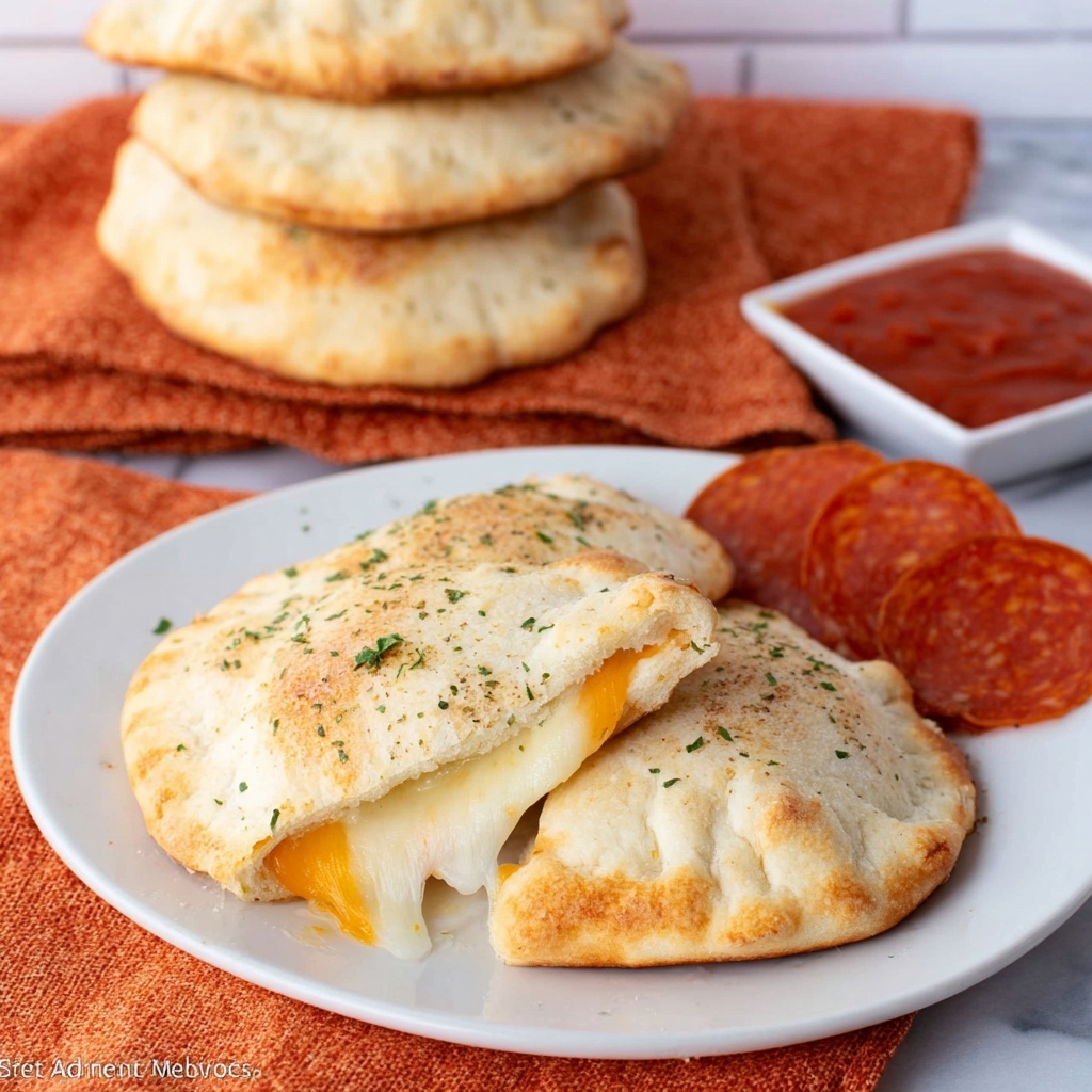 Pepperoni Pizza Pockets Recipe - Recipe Image