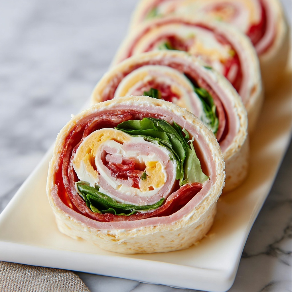 Italian Pinwheels Recipe - Recipe Image