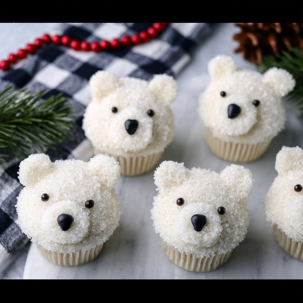 Polar Bear Cupcakes Recipe - Recipe Image