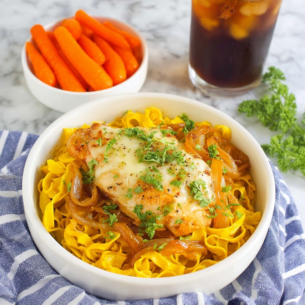 Crockpot French Onion Chicken Recipe - Recipe Image