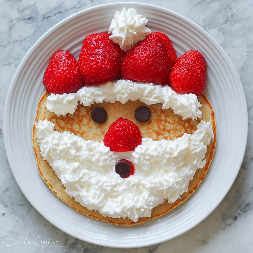 Christmas Santa Pancakes Recipe - Recipe Image