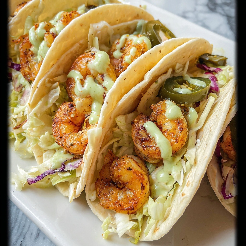 Spicy Shrimp Tacos Recipe - Recipe Image