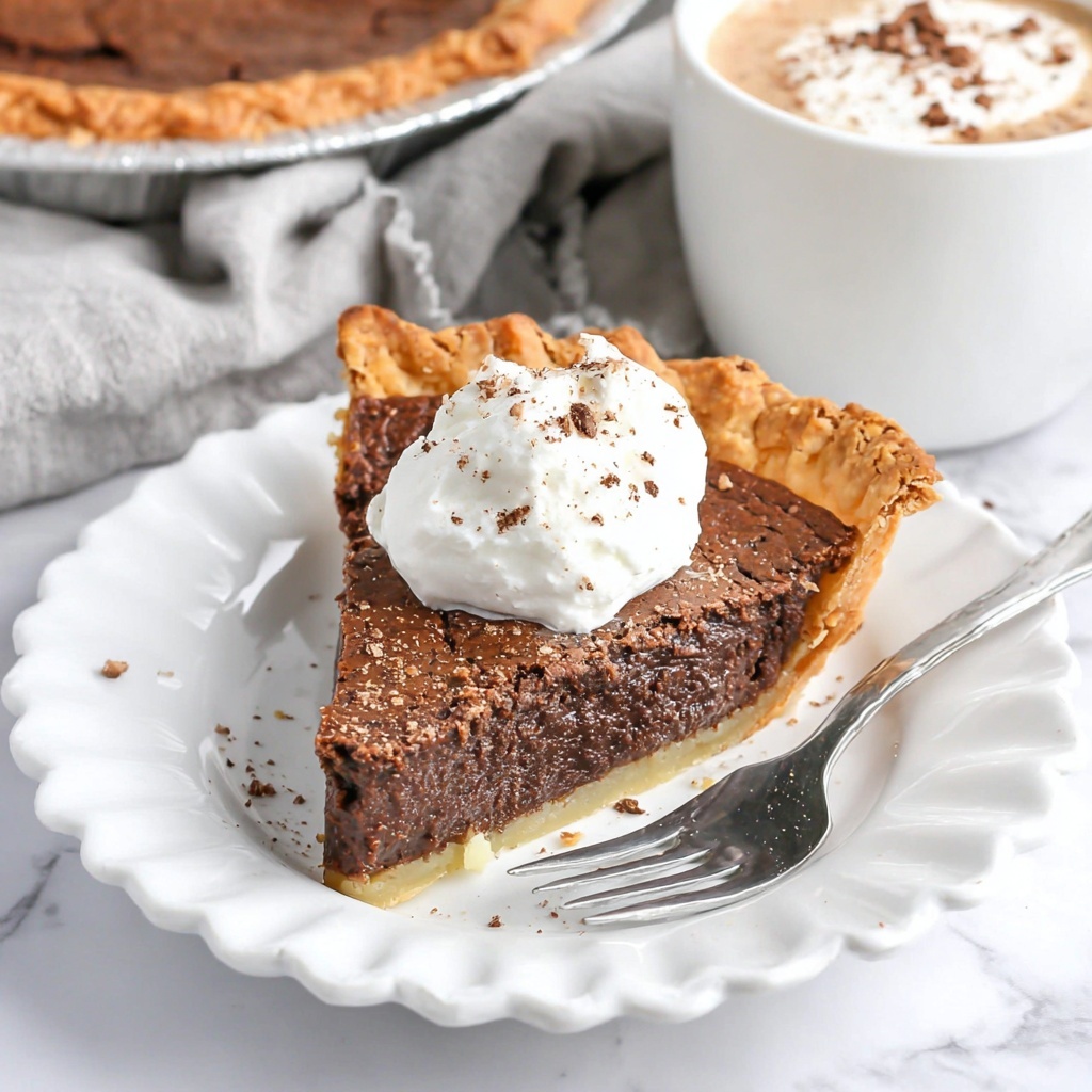 Rich and Fudgy Chocolate Pie Recipe - Recipe Image