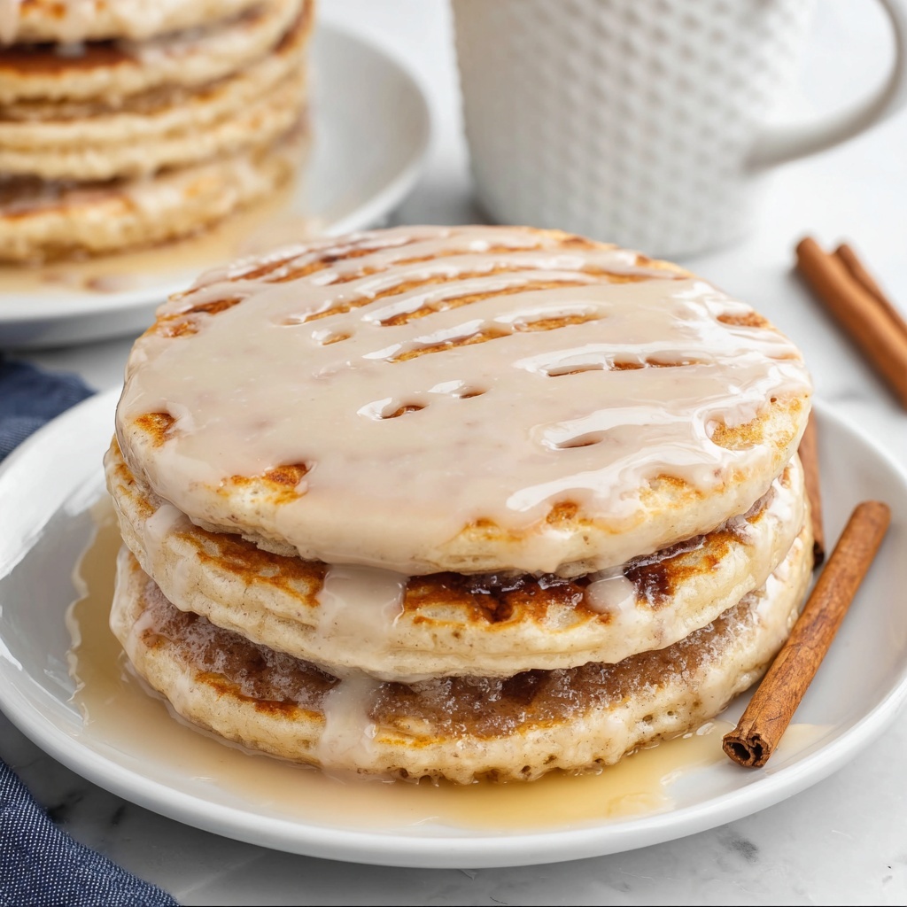 Cinnamon Roll Pancakes Recipe - Recipe Image
