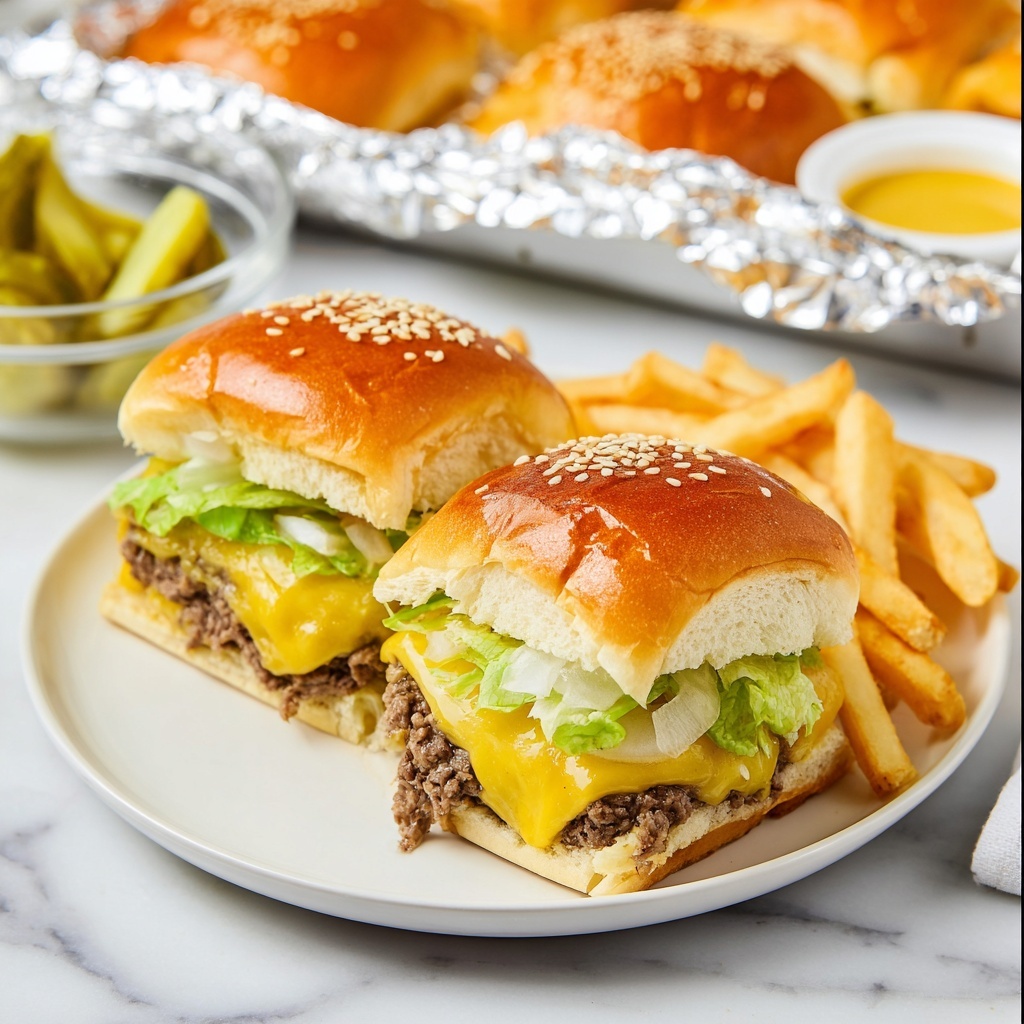 Big Mac Sliders Recipe - Recipe Image