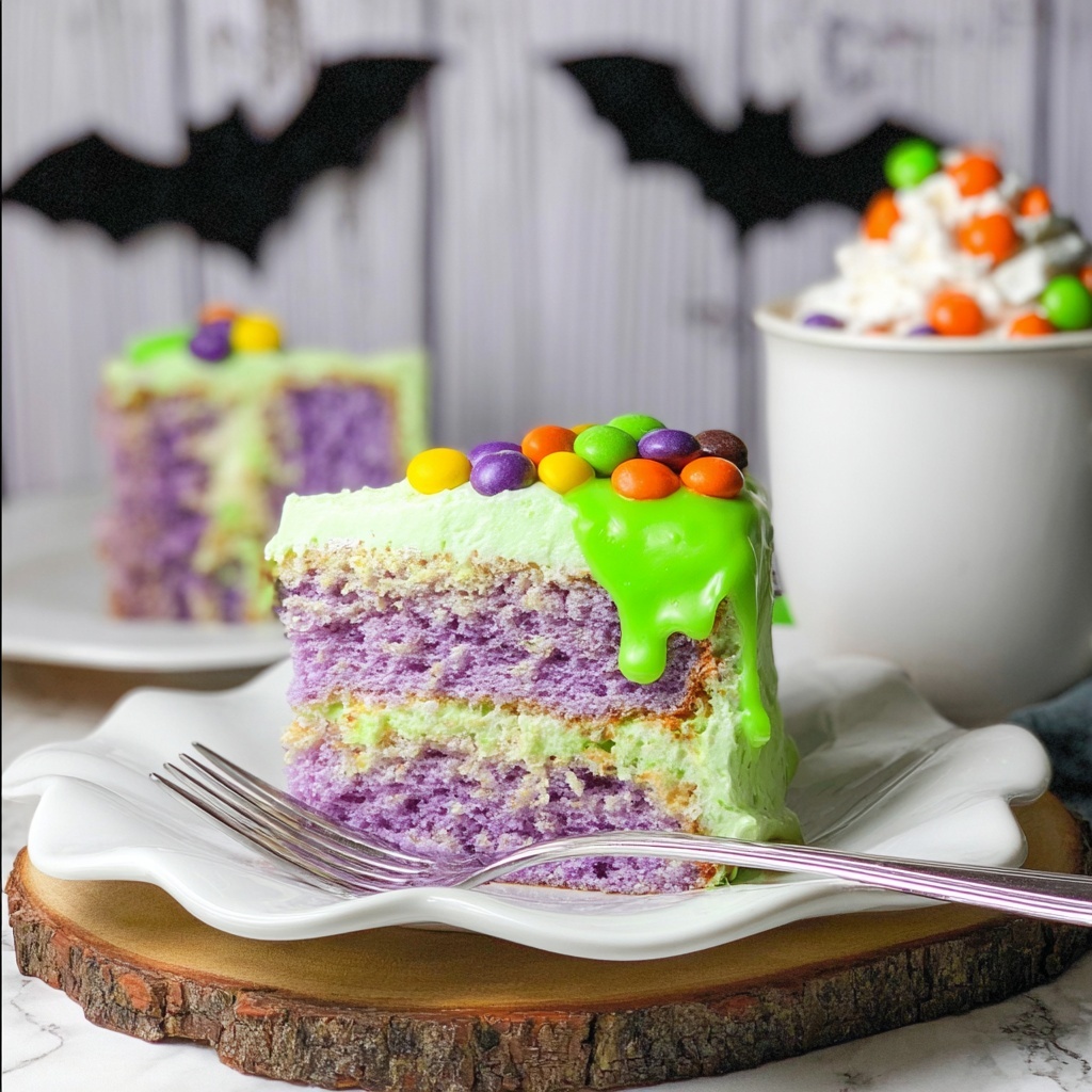 Halloween Poke Cake Recipe - Recipe Image