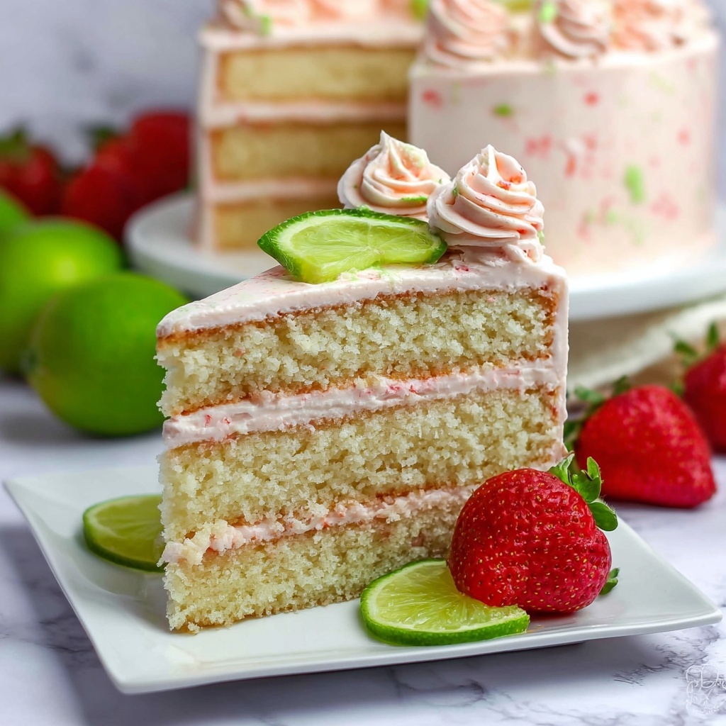 Strawberry Margarita Cake Recipe - Recipe Image
