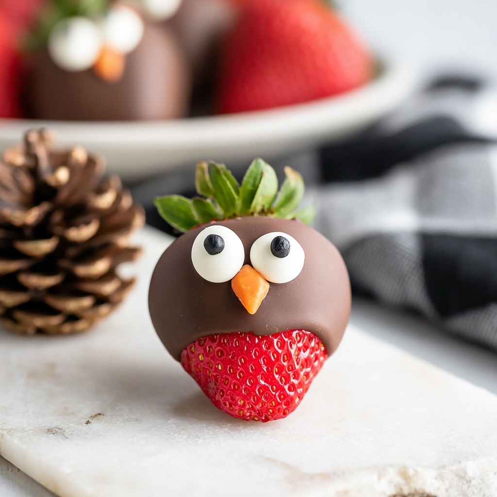 Chocolate Covered Strawberry Penguins Recipe - Recipe Image