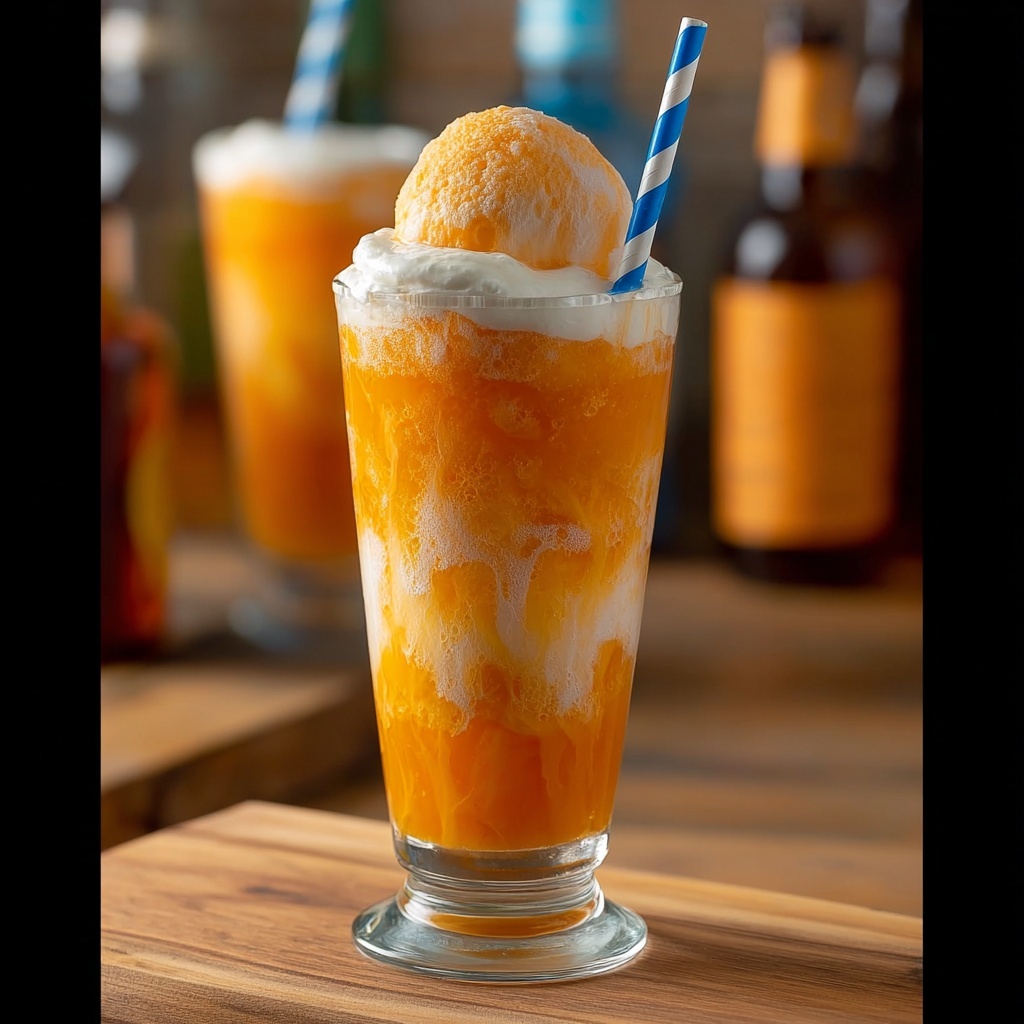 Boozy Creamsicle Float Recipe - Recipe Image