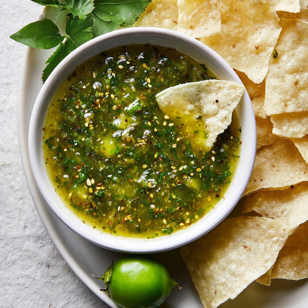 Roasted Tomatillo Salsa Verde Recipe - Recipe Image